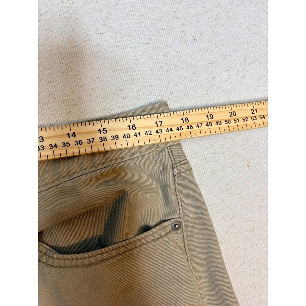 Levis 514 Straight Fit Pants Mens 34x32 Tan Khaki Cotton Twill Trousers 514-1111